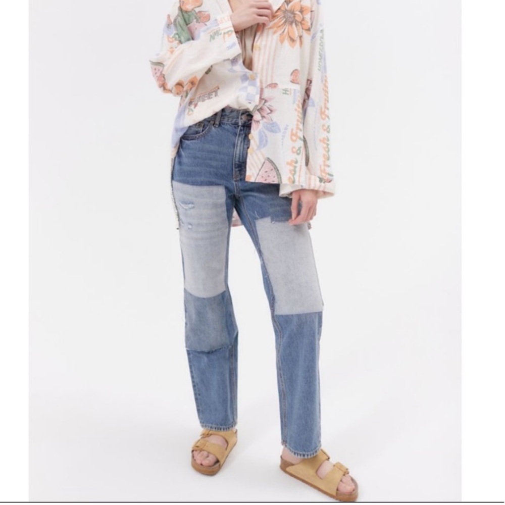 Urban Outfitters BDG Cowboy Jeans 32 Patchwork